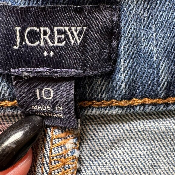 J.Crew Denim Midi Skirt in Cape Blue Wash Size 10 - Picture 7 of 10